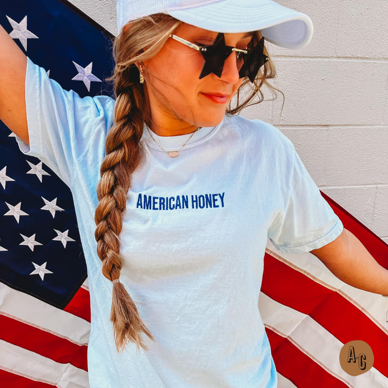 American Honey Embroidered