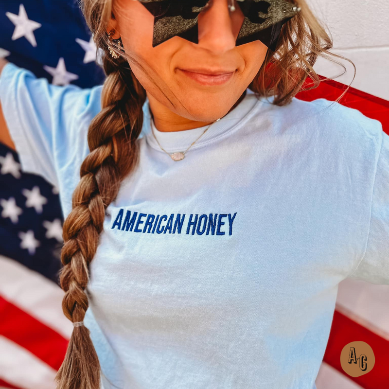 American Honey Embroidered