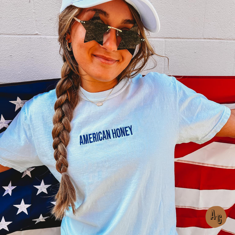 American Honey Embroidered