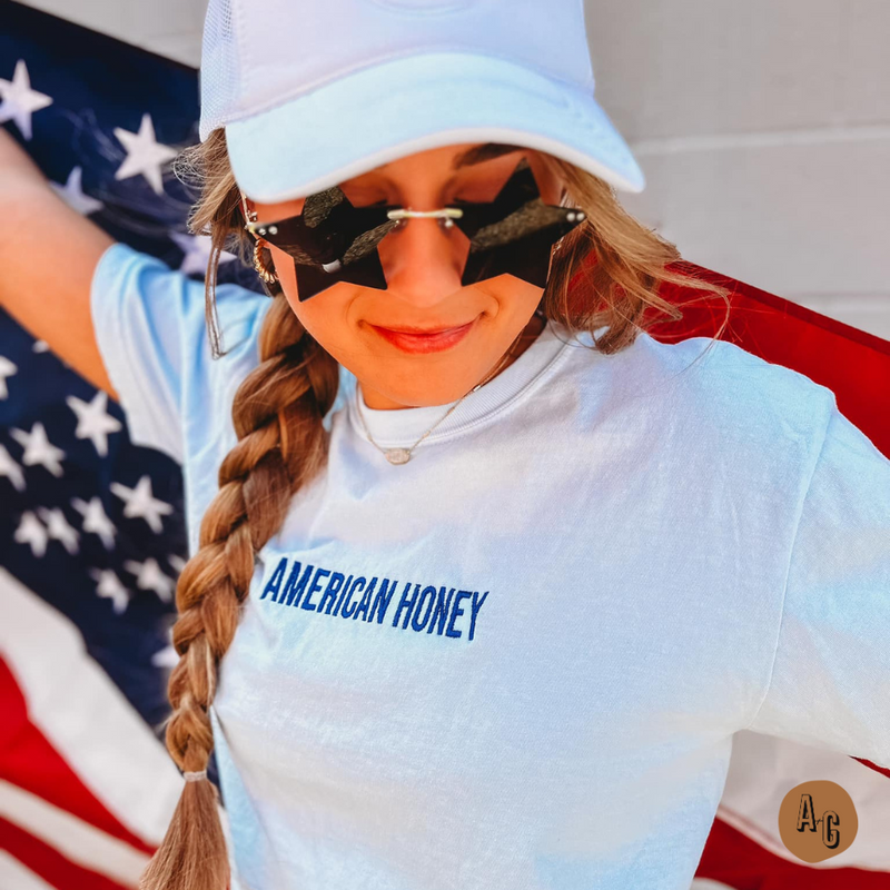American Honey Embroidered