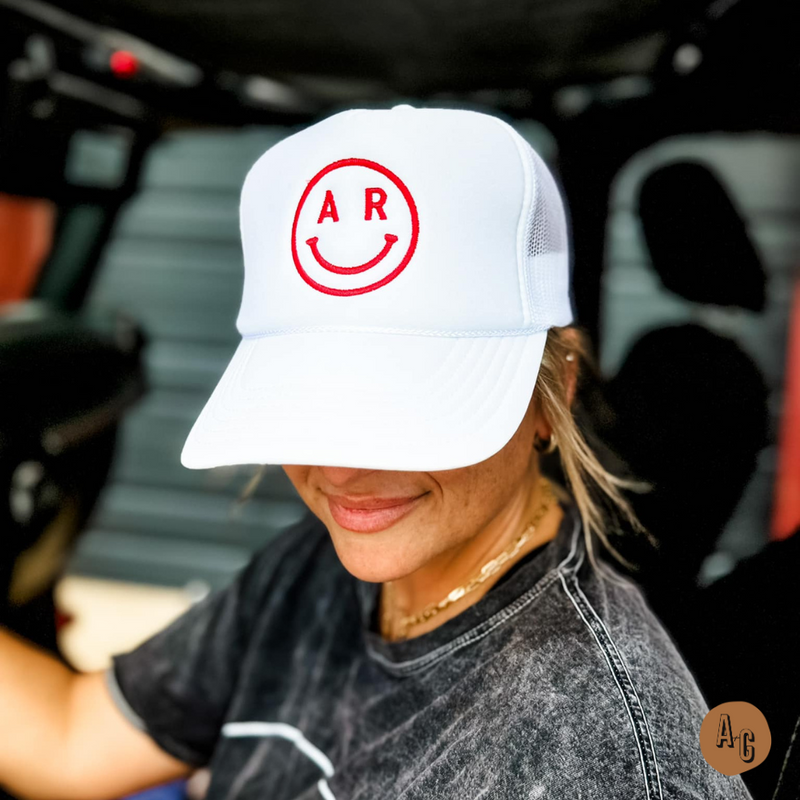 AR Smiley Trucker Hat