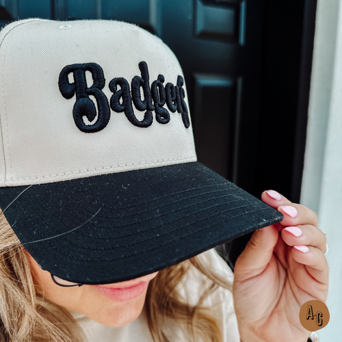 Badgers Puff Trucker Hat