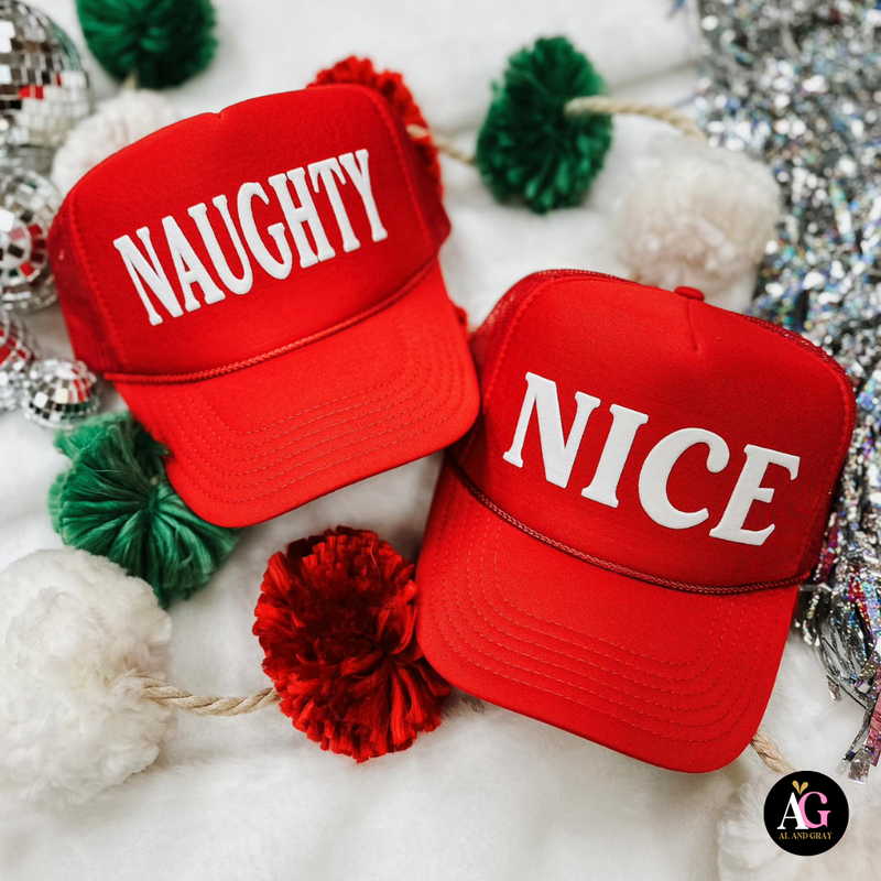 Naughty or Nice Trucker Hat