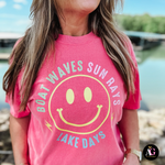 Boat Waves, Sun Rays, Lake Days